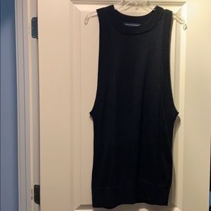 French Connection Black sleeveless tunic